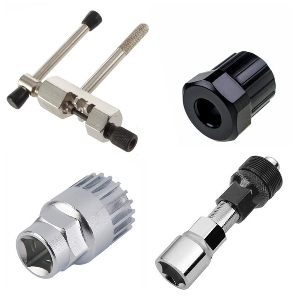 9 Pcs Bicycle Repair Tool Kit Bottom Bracket Crank Freewheel Remover Wrench Bike Chain Pliers Set