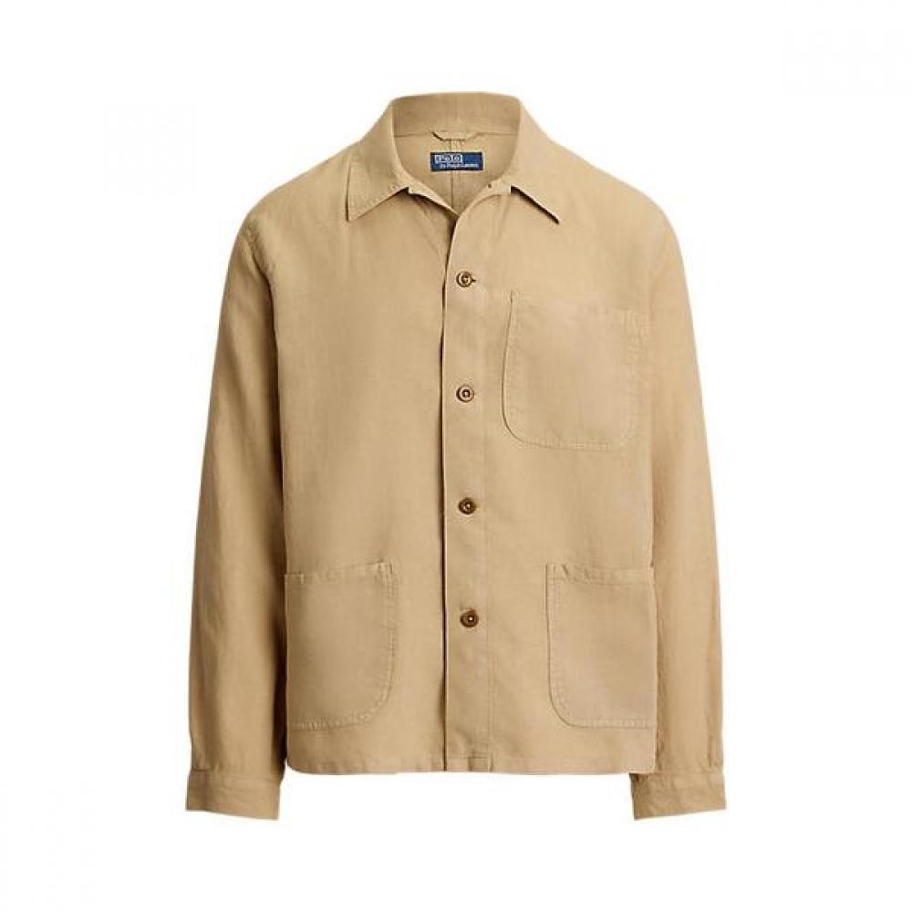 Polo Ralph Lauren Men S Linen Utility Jacket Mnpootw16021930250