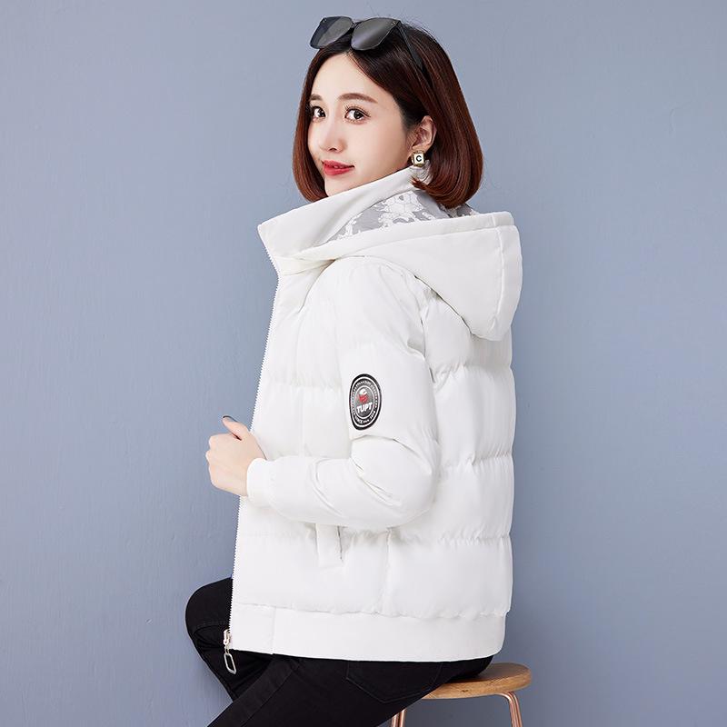 2024 Winter Women's Double-Sided Short Cotton Down Jacket: Thick, Stylish Coat for Middle-Aged and Elderly
