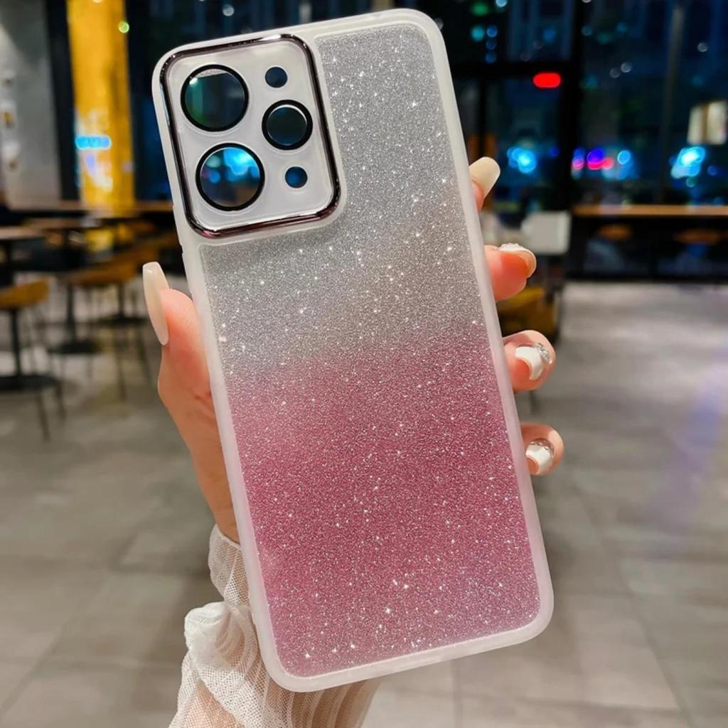 Glitter Phone Case For Samsung Galaxy A73 5G A56 A55 A54 A53 A52S A51 4G A36 A35 A34 A33 A32 A26 A24 Electroplate Camera Shockproof Cover