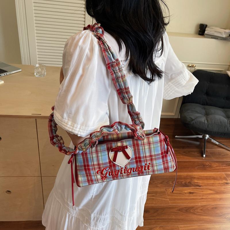 Sweet Bow Underarm Bag Handheld Women's Bag New Casual Shoulder Bag