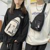 2023 New Canvas Crossbody Chest Bag: Unisex Japanese-Inspired Casual Bag for Students & Phones
