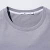 Uniqlo Мужская однотонная футболка с круглым вырезом, коллаборация Jil Sander, топ 436133-03