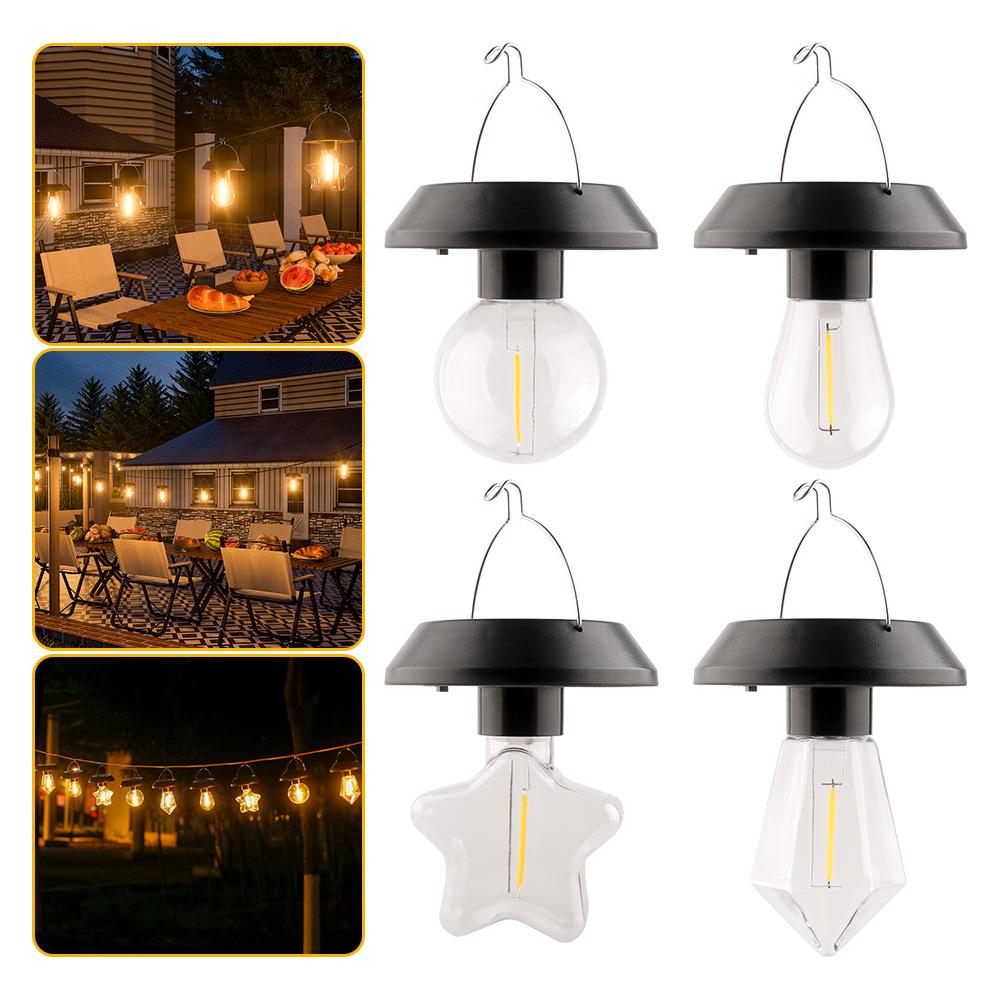 Solar Garden LED Light String Waterproof IP65 Hanging Lights for Outdoor Patio Christmas & Wedding Decor Grade Camping