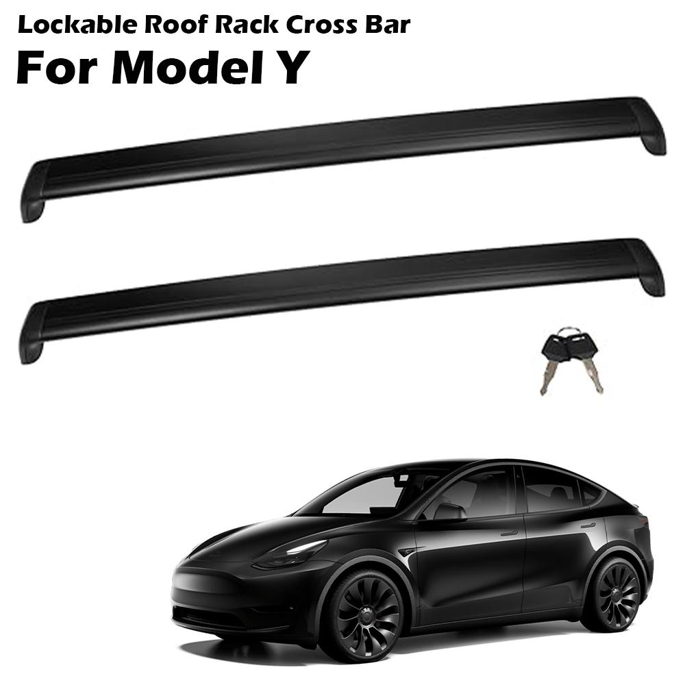 Запираемая поперечная дуга багажника на крышу для Tesla Model Y Juniper Model 3 Highland 2017 - 2026 Прочные алюминиевые аксессуары для багажника на крышу