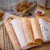 Коричневая английская пергаментная бумага для выпечки и упаковки продуктов