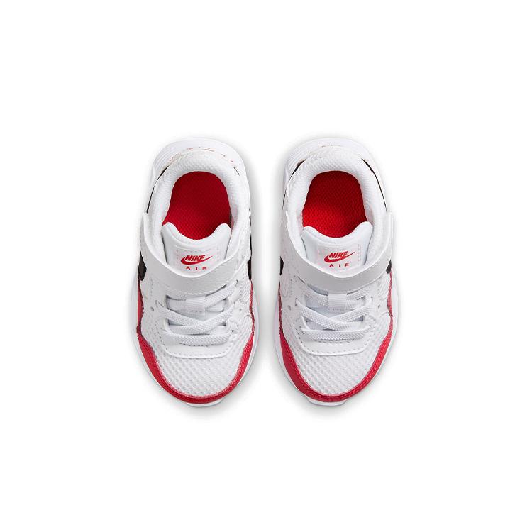 Nike Air Max SC Low top Running Shoes White Red Black Infant And Toddler CZ5361-106