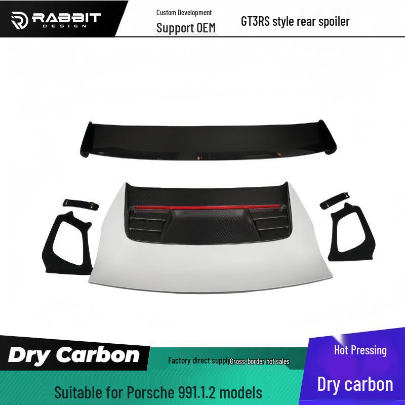 Porsche 991 GT3RS Carbon Fiber Rear Spoiler