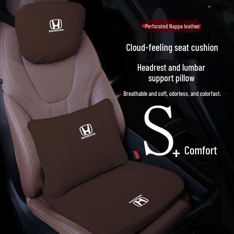Совместимая поддержка подголовника, шеи и поясницы для Honda: Avancier, Vezel, Civic, CRV, Accord, XR-V.