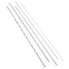 Silver 2mm/3mm/4mm/5mm/6mm Extra Long HSS Drilling Straight Shank Drill Bits Parts Cutter Drilling Kit For Wood SteelMetal Alloy