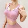 Женский быстросохнущий ударопрочный спортивный бюстгальтер с нагрудными вкладышами