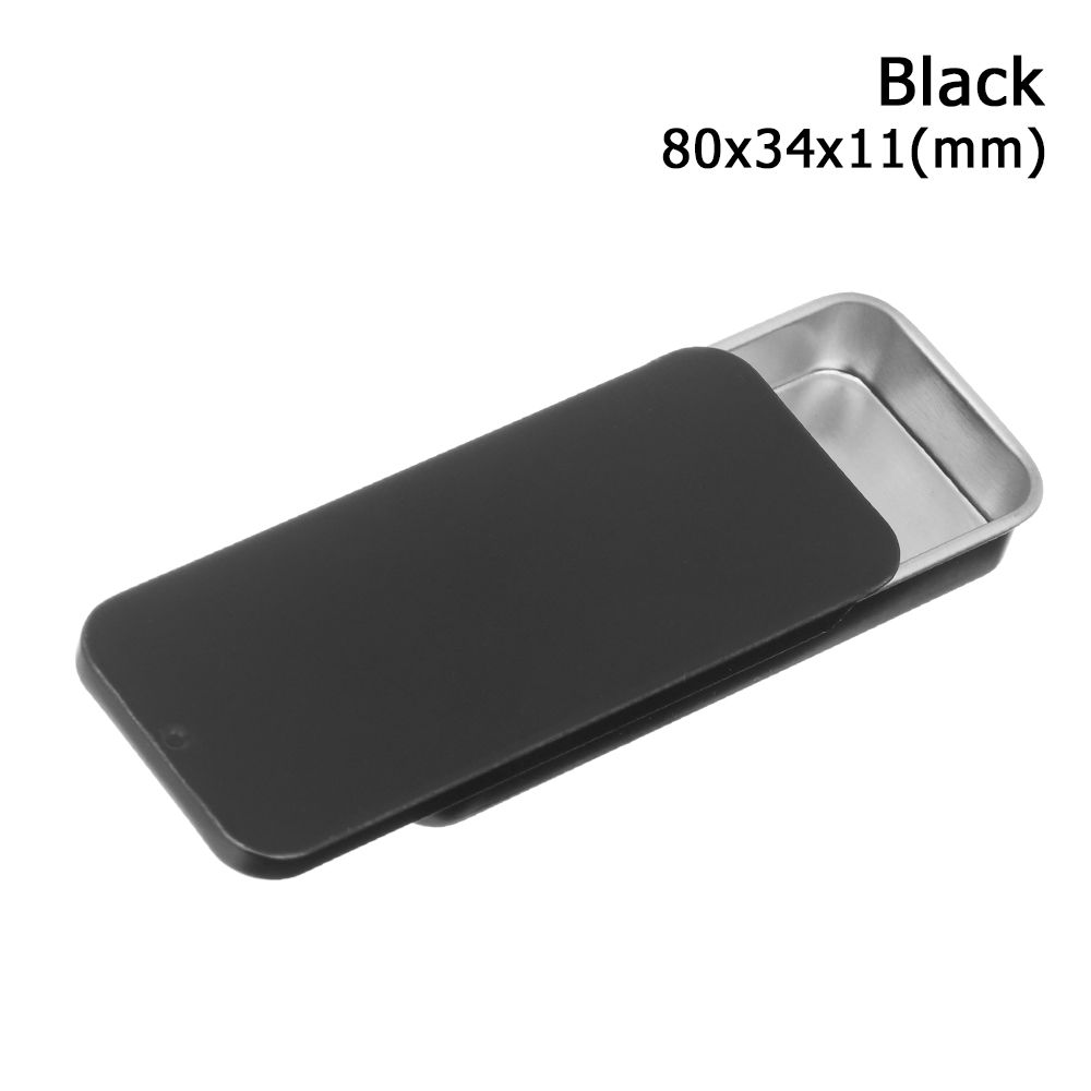 Rectangular Mini Wedding Home Organizer Container Storage Box Iron Box Empty Tins Pill Cases