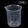 6Pcs/set 20ml/30ml/50ml/250ml/500ml/1000ml Clear Plastic Graduated Measuring Cup for Baking Beaker Liquid Measure Jug Cup Container