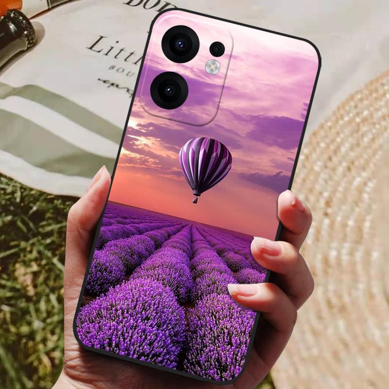 Для OPPO Reno13 F 5G Чехол Reno13F 4G Роскошный Расписной Телефон Силиконовая Задняя Крышка Для OPPO Reno 13F CPH2699 Чехлы Защитный Чехол