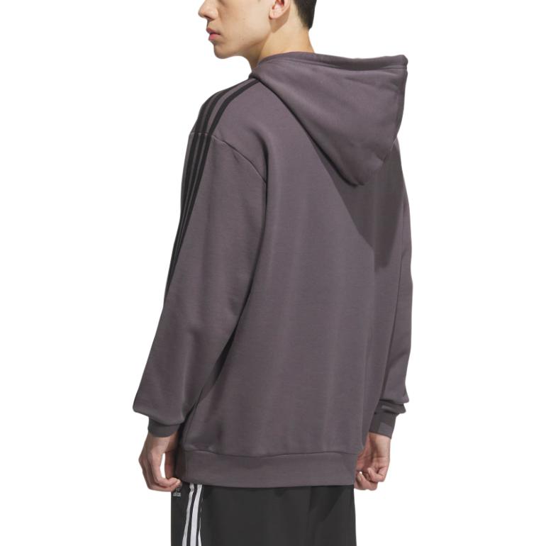adidas Оригинальные FW25 Мешковатое худи Мужские толстовки Каменно-серый KD1861