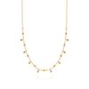 18k Temperament Luxury Tassel Necklace Luxurious and Noble Bean Necklaces Ins Cold Style Trendy Stainless Steel Jewelry