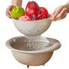 VECELO Colander Bowl Wide X 28cm Deep X 13cm Deep Vegetable Tabletop Vegetable Strainer with Sink Pot Kitchen Kitchen Gray Set, 30.4cm High,