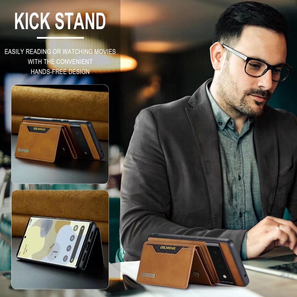 Съемный магнитный кожаный чехол-кошелек для Google Pixel 8 Pro 7 6 Pro Pixel 7A 6A 2 в 1, карман для карт, подставка для монет, сумка для телефона