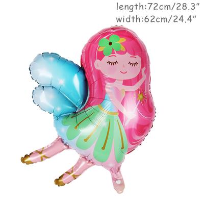 8 шт. набор воздушных шаров на день рождения девочки, воздушные шары из фольги в виде фей, гелиевые шары с цифрами 1, 2, 3, 4, 5, 6, 7, 8, 9 лет, подарки на день рождения для детей