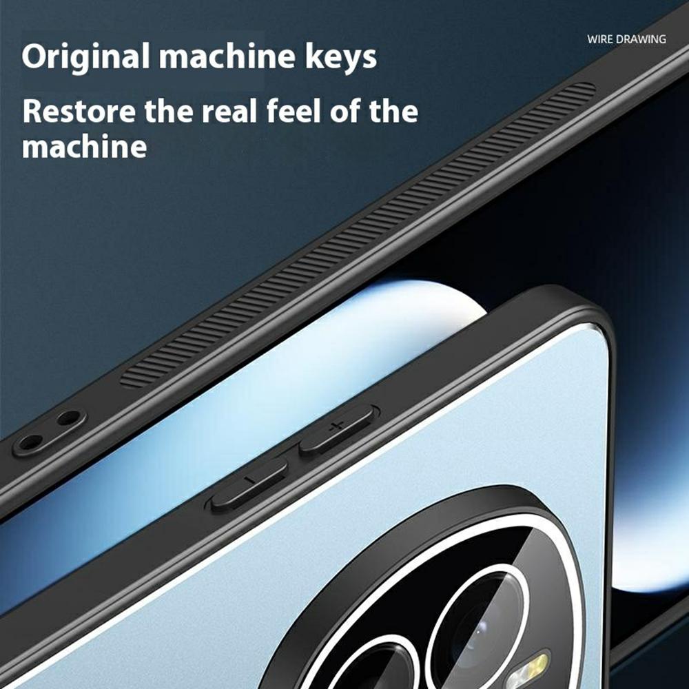 For Honor Magic7 5G Case PC+TPU Matte Back Phone Cover with Lens Film