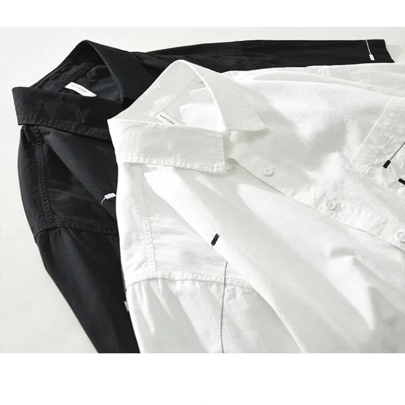 Летние корейские модные мужские рубашки, повседневные мужские рубашки из чистого хлопка с коротким рукавом, молодежная уличная одежда, свободные топы, дизайнерская принтованная рубашка