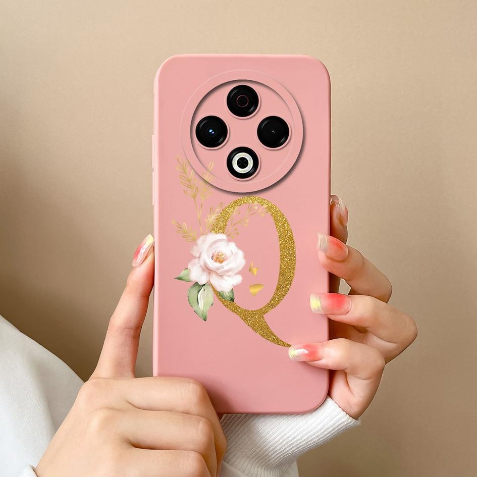 Чехол для Tecno Spark GO 1 2025 Sprak 30 20 Pro 30C Pop 9 Camon 30S Pro 4G 5G популярные цветы AZ буквы мягкий силиконовый противоскользящий чехол для телефона Tecno