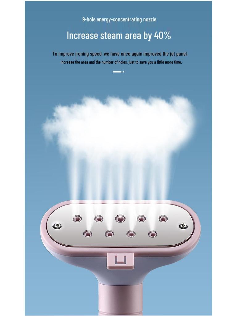 High-Power Multifunctional Garment Steamer: Large Capacity Vertical/Handheld Iron (EU/UK Standard)