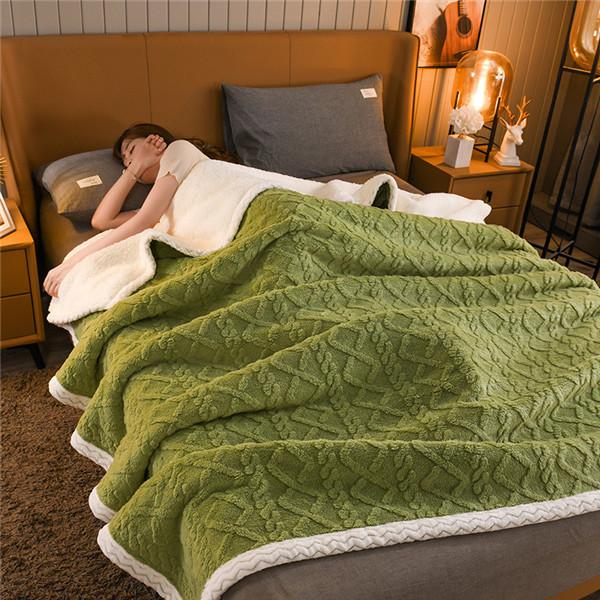 Новое бархатное осенне-зимнее теплое спальное одеяло, мягкие удобные фланелевые флисовые одеяла для кровати, уютное пушистое теплое одеяло