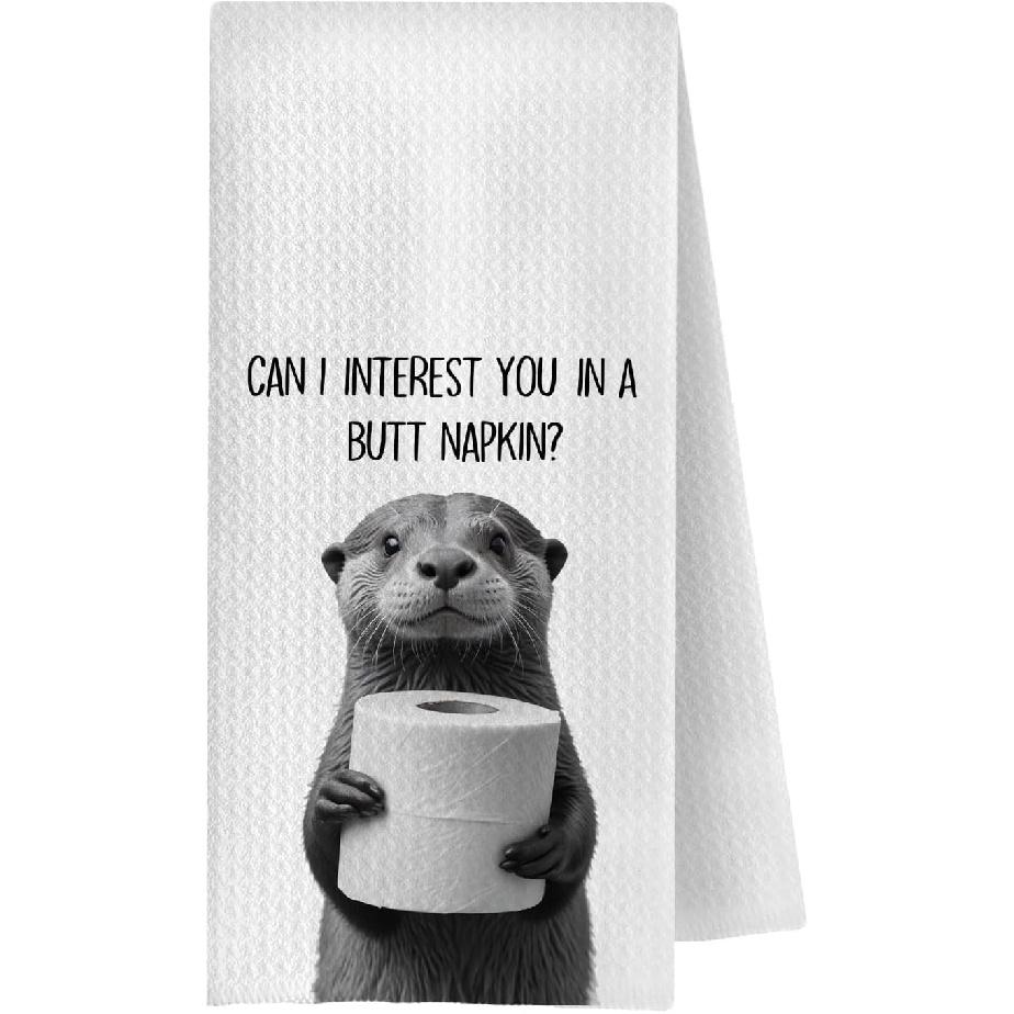 Highland Cow Bathroom Kitchen Towels - Hello Sweet Cheeks Western Bathroom Kitchen Decor,Farmhouse Western Cow Decorative Hand Towels 16x24, Funny