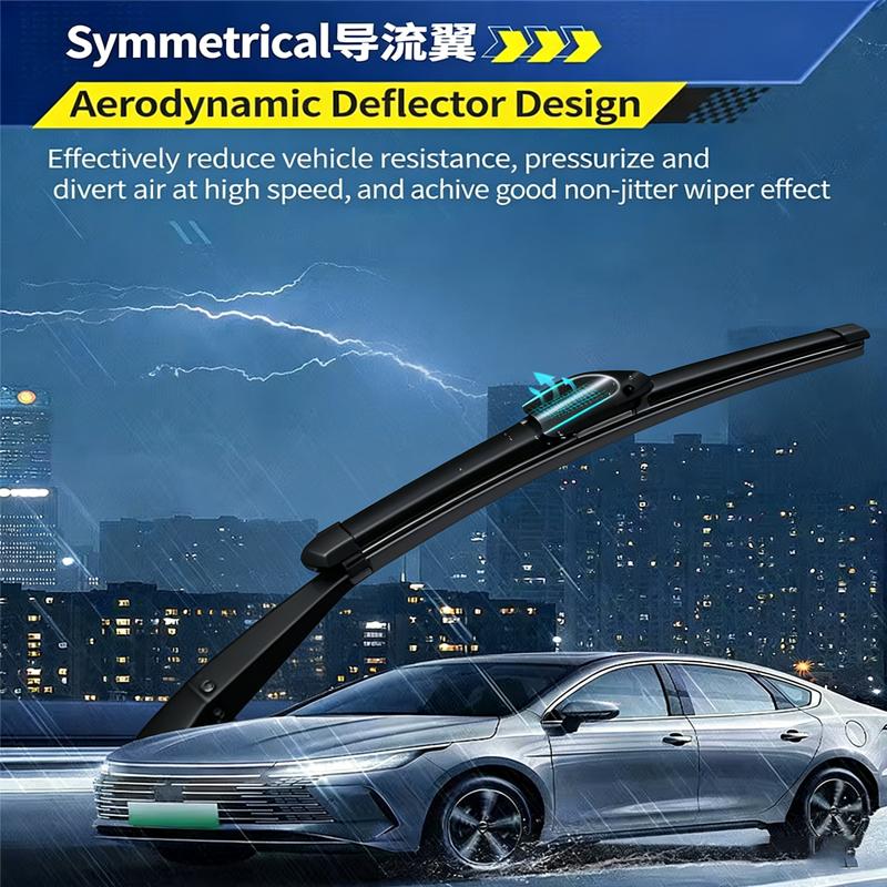 Suitable for 2004-2010 Citroen C4 hatchback 5-door sedan windshield wiper blades front and rear windows