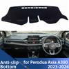 Для Perodua Axia A300 2023-2024 Высококачественное покрытие на приборную панель автомобиля Коврик на панель Доска Коврик ПротивоУФ коврики