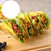Stainless Steel Taco Holder Stand W Shape for Burritos Pancakes Hot Dogs Sandwiches Multi Functional Tableware Accessory