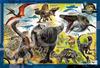 EPOCH Пазл Jurassic Resurrection Коллекция динозавров с и Билетом для подсчета очков 100 деталей Мир (26x38см) 26-507 Клей, Шпатель,