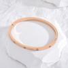 Stainless Steel Ring Stacking Bracelet Women Plated Couple Holiday Gift Fashion Bracelet Party Jewelry