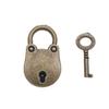 Металлический старый винтажный стиль мини-замок небольшой багажной коробки ключевой замок медного цвета