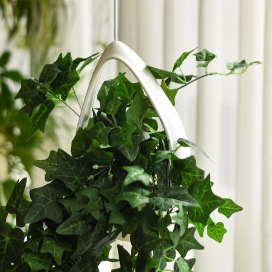 Подвесной цветочный горшок в форме капли с дренажным отверстием, подвесная корзина для растений с металлическим крючком для внутреннего и наружного декора сада