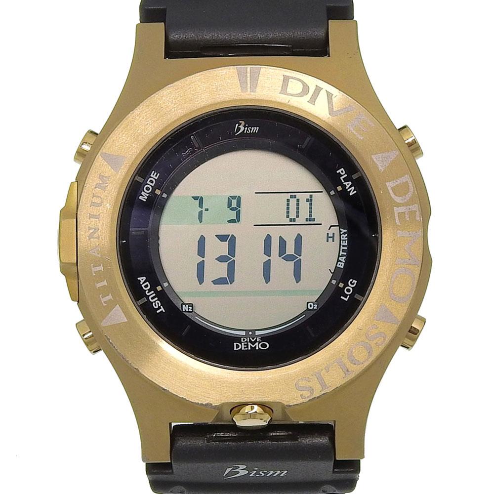 DIVE DEMO SOLIS 4GS Watches rubber/titanium Solar Powered watch Digital display mens Used