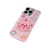 Cartoon Ruby Beaver for Apple 15promax Mobile Phone Case for IPhone16pro Litchi Pattern 14/13mini