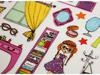 Stickers - Teen Girl Fashion - Glitter