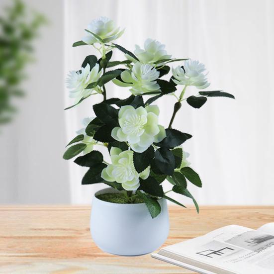 1 компл., искусственное растение в горшке, портативное, неувядающее, пластиковое, для домашнего декора, имитация цветка для свадьбы