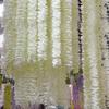 20Pcs Artificial Flowers Hanging Garland Vine Rattan Fake Flower String Silk Wisteria For Home Wedding Party Decoration 1M