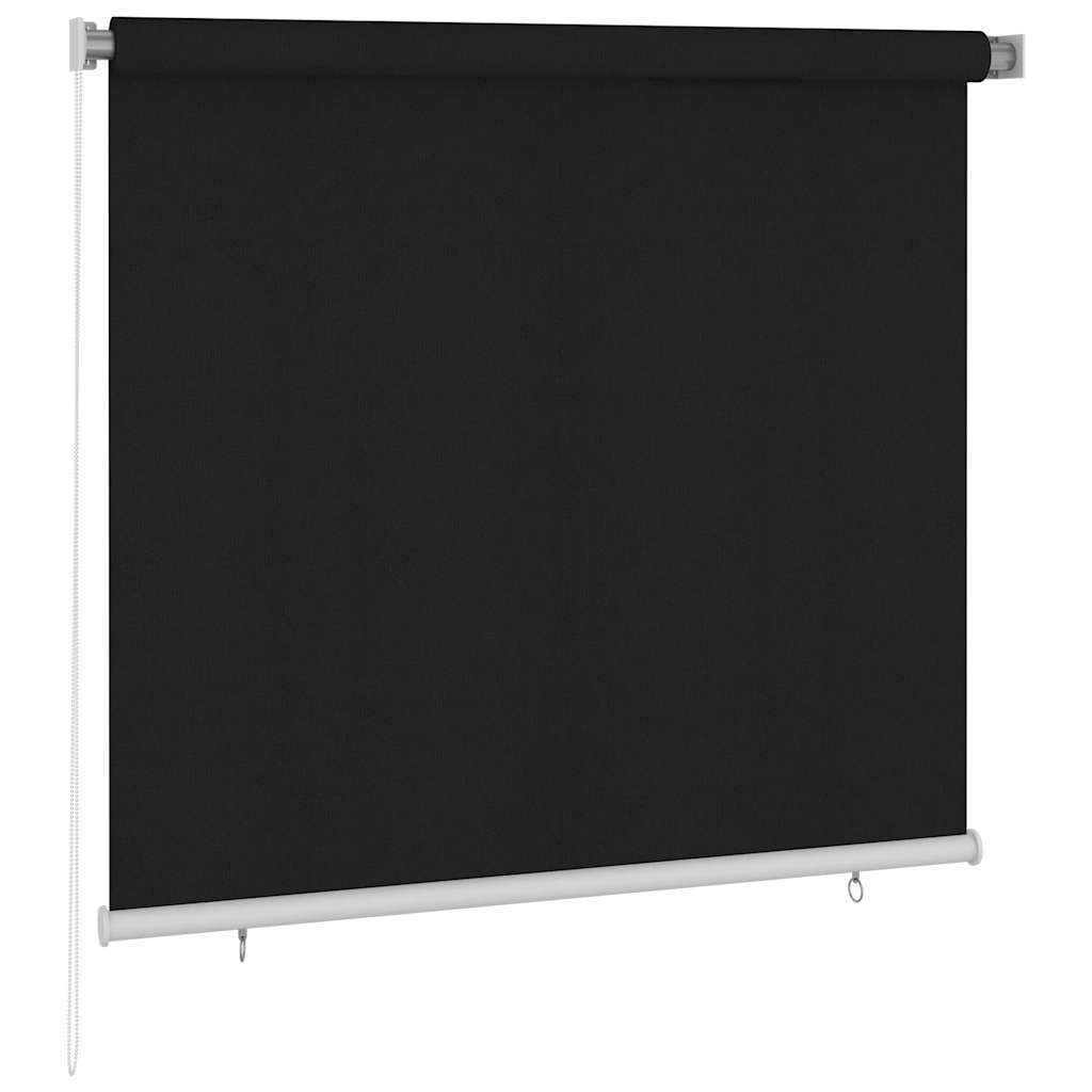 vidaXL Außenrollo 165 (B) x 140 (H) cm Schwarz