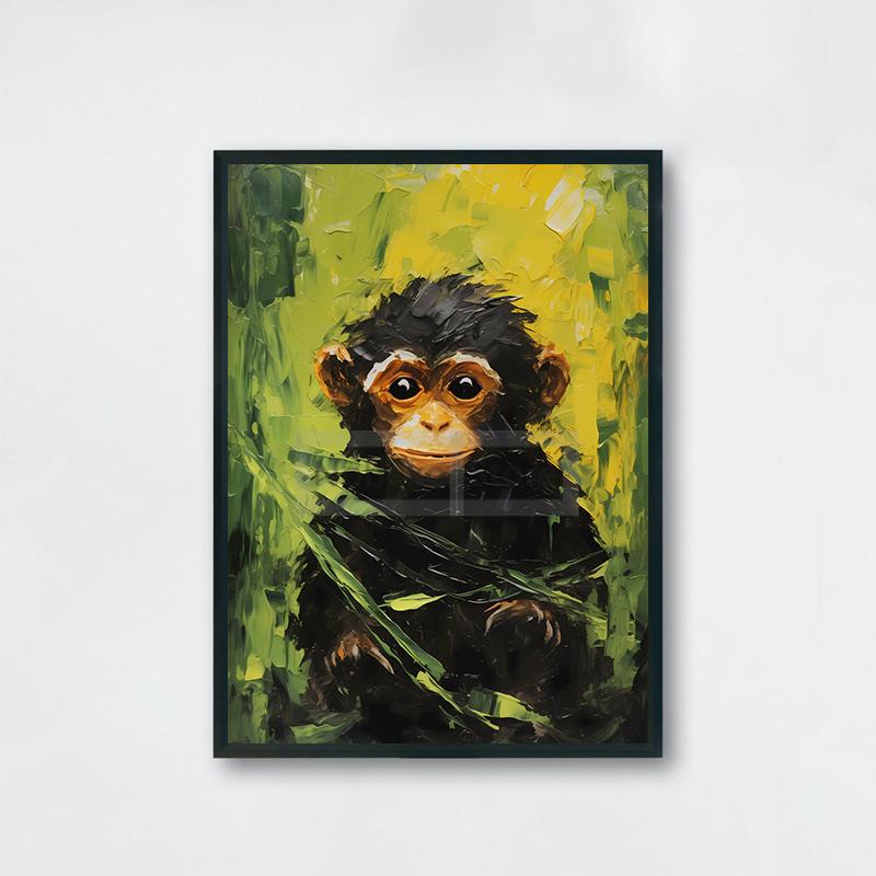 Милые детские плакаты с животными Милые принты с дикой природой Картина маслом на холсте Лесные настенные художественные картины Украшения для детской комнаты