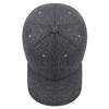 Winter Wool Felt Hat Adjustable Back Closure Cotton Cap Windproof Ear Protection Fleece Lined Warm Plain