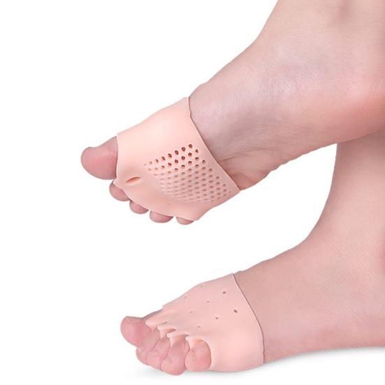 4 Pairs Silicone Toe Separators Easy To Clean Reusable Breathable Soft Toe Spacers Overlapping Toes Correctors