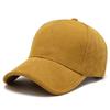 Breathable Winter Baseball Caps Solid Color Trucker Hats Simple Corduroy Cap  Men