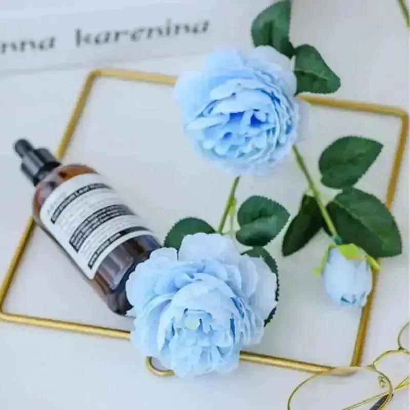 3 Heads New Rose Party Hotel Decoration Pretty Artificial Peony Flower Practical Wedding Bride Holds Flowers Household Ornament