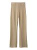 Emi Linen Blend Knit Size Beige Women's Pants, 13WNP252055,