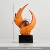 Modern Abstract Resin Sculpture Decor Living Room Entryway Office Home Gift Light Luxury Style