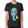 Cute Flying Cat With Balloons Unisex Cotton T Shirt, Premium Cotton Quality Print, Durable, Leisure Fashion. Funny Cartoon Kitty And Colorful Balloons